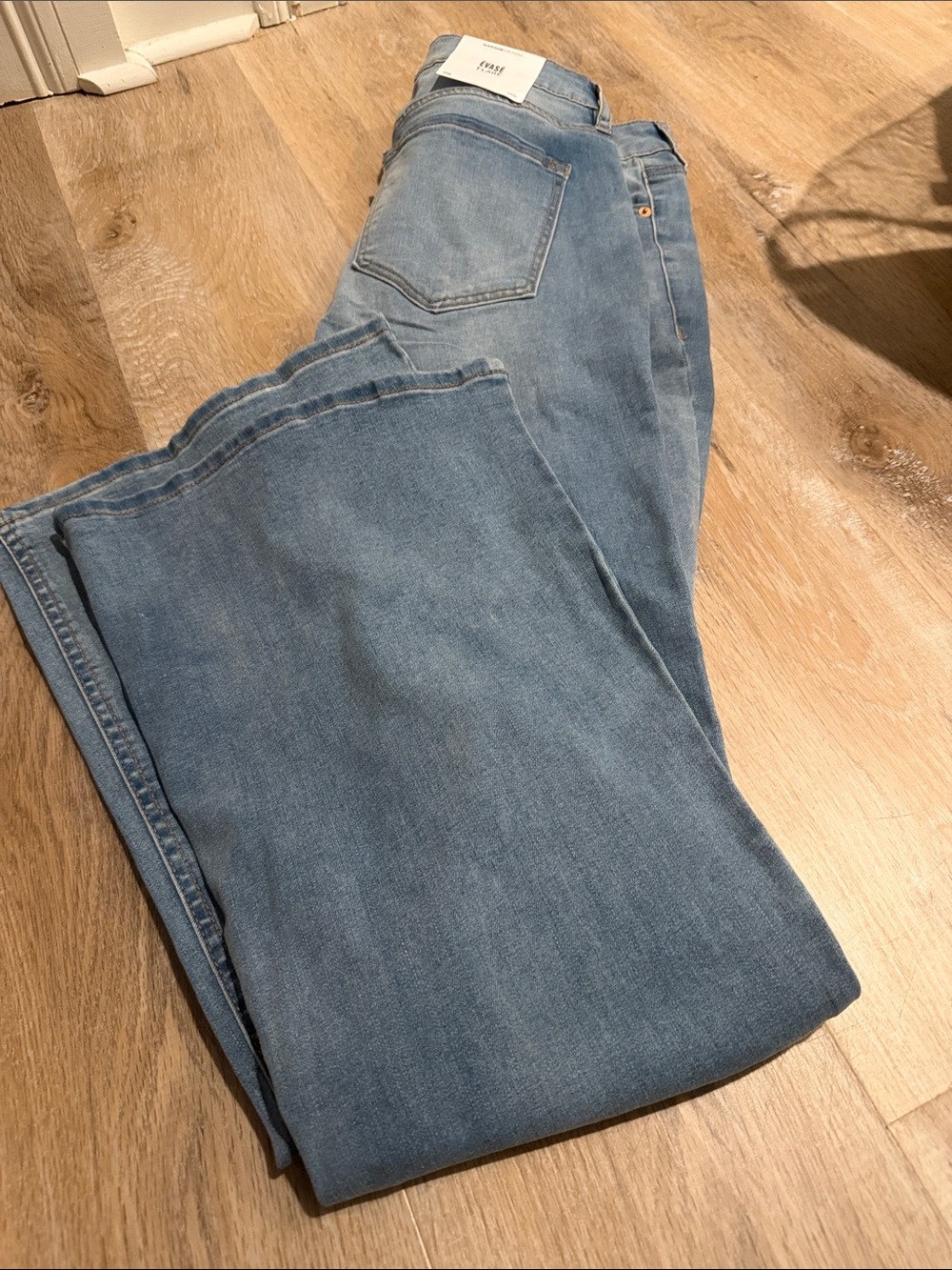 Garage Women's High-Rise Light Blue Wide-Leg Jeans